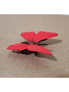 Safari Ltd Red Butterfly Figure - Butterflies Insect Animal Toy Figurine